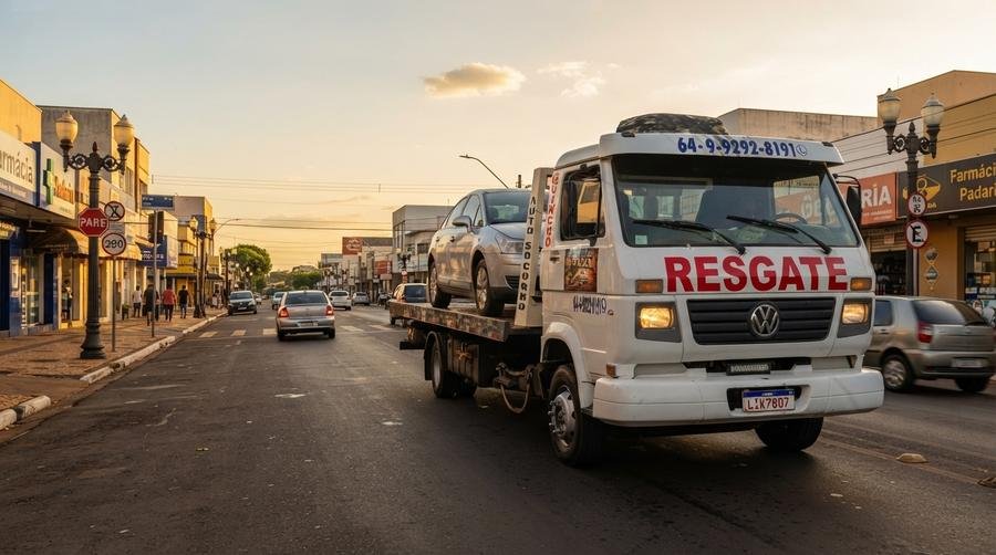 Guincho da Auto Socorro Souza atendendo em Itumbiara - foto 1